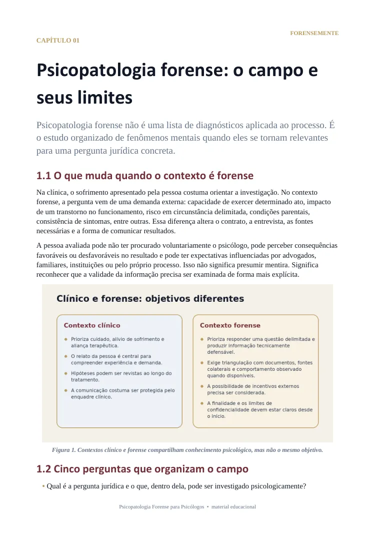 Página interna real do manual