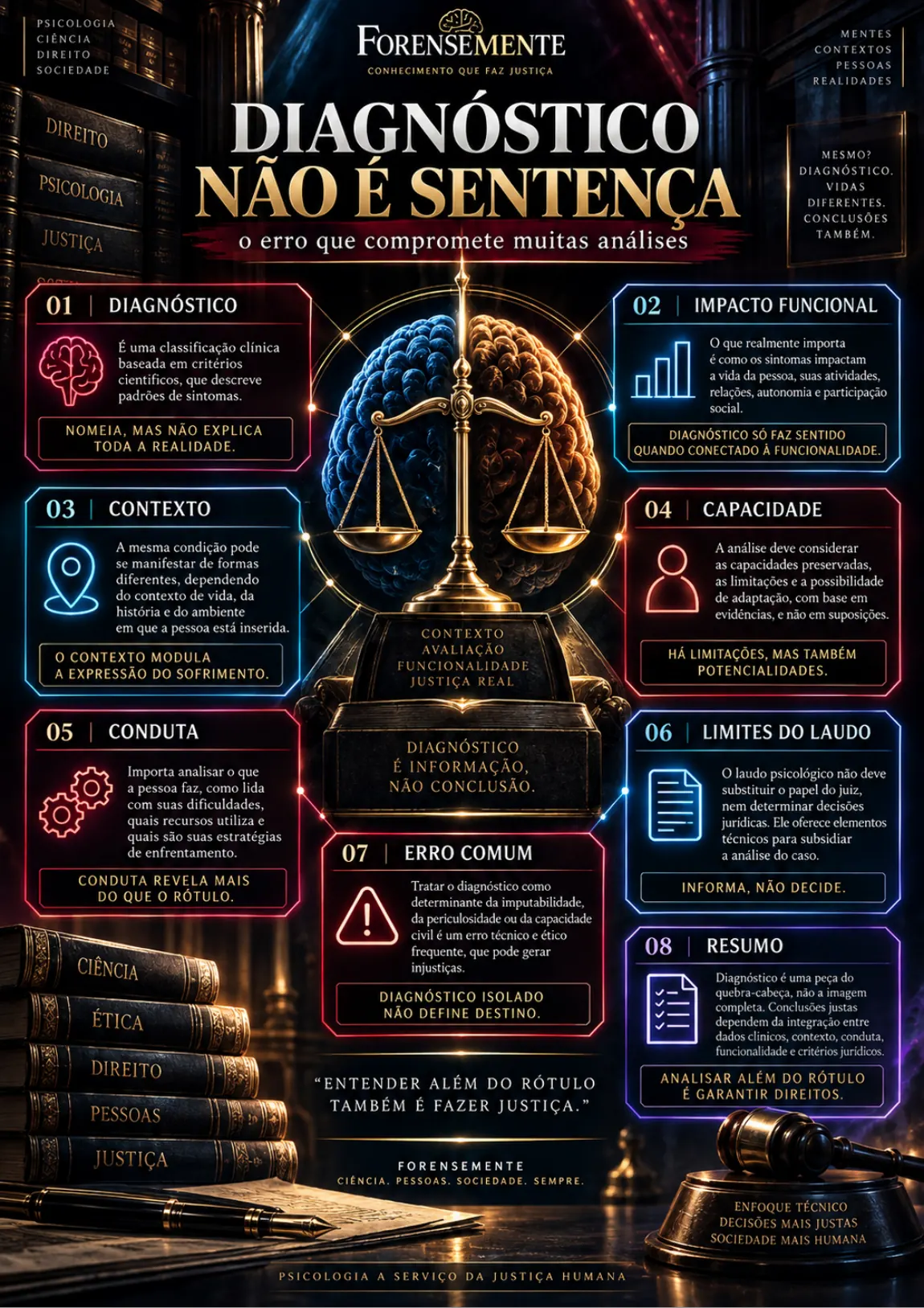 Mapa real Diagnóstico Não É Sentença